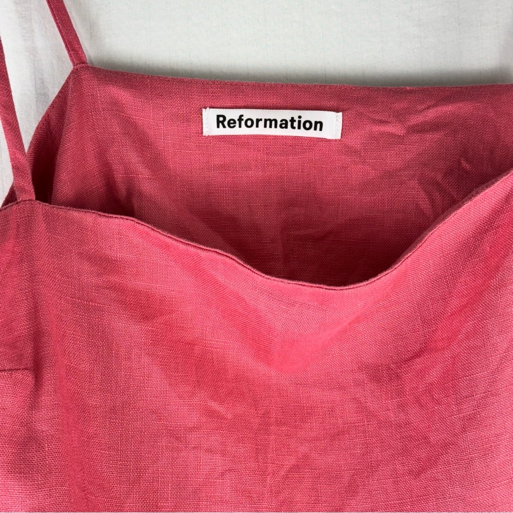 Reformation Pink Mini Slip Dress - Picture 4 of 7